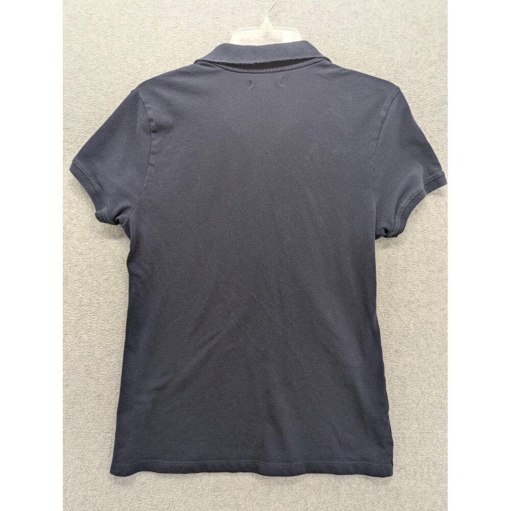 Aeropostale Polo Shirt Womens XL Navy A87 Logo Short Sleeve Stretch Embroidered - Picture 6 of 9